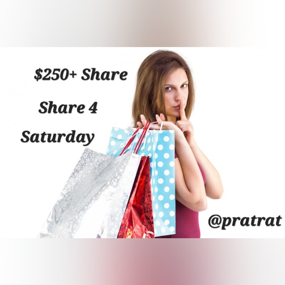 Sign Up Tue 6/9🛍$250+ Share🛍Share 5🛍